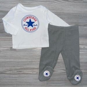 Converse Baby Boys Logo Two-Piece Outfit 6 Months
